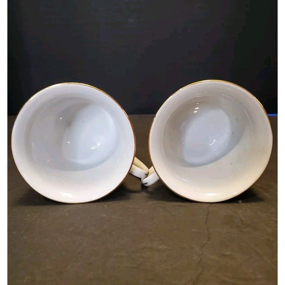 Qing Yuan Tea Cup and Saucer, Pink and Blue Floral Chinese Export VTG 2 Pc Set